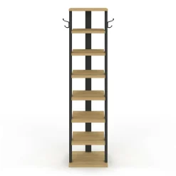 IDMarket Etagère à chaussures 8 niveaux* Meubles À Chaussures|Collection Industrielle