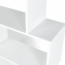 IDMarket Etagère blanche en S 6 niveaux* Meubles Hauts|Meubles Blancs