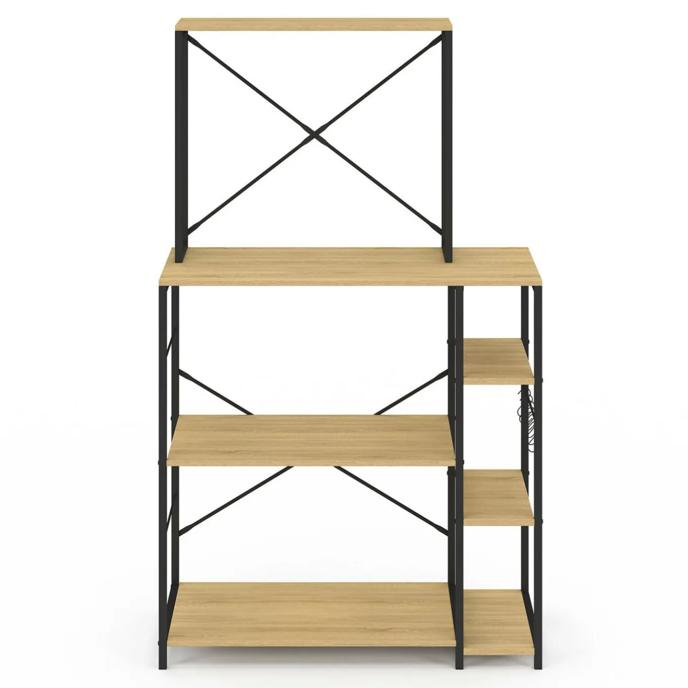 IDMarket Etagère de cuisine support micro ondes* Meubles Hauts|Meubles De Cuisine Avec Plan De Travail