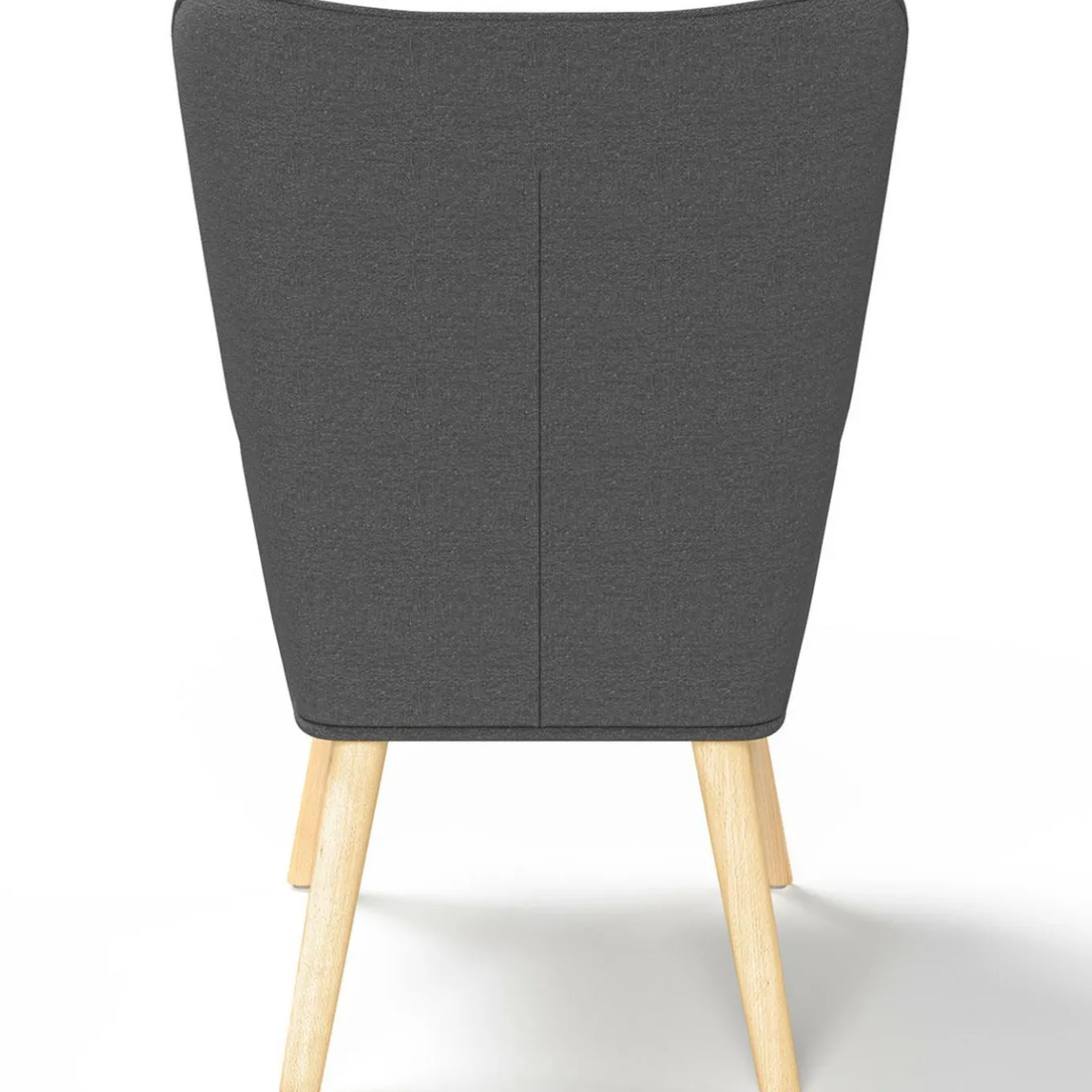 IDMarket Fauteuil avec repose-pieds gris anthracite style scandinave* Collection Scandinave|Salon Complet