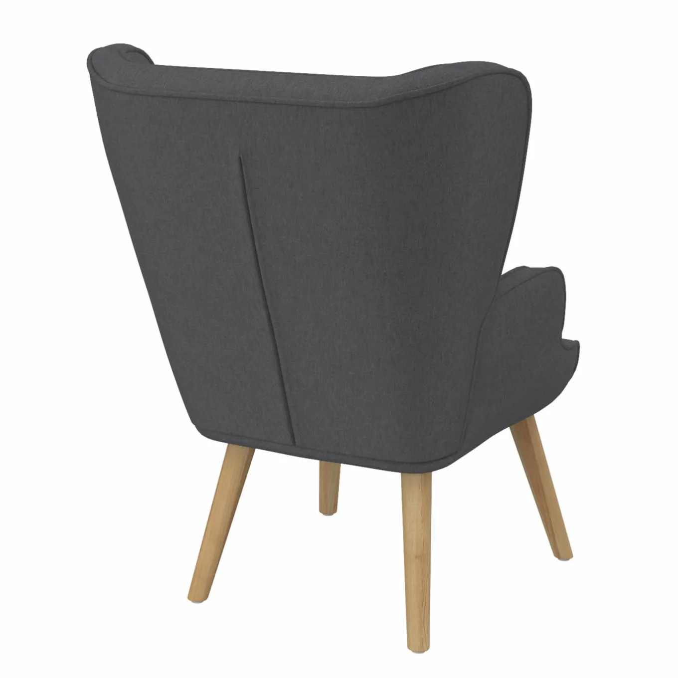 IDMarket Fauteuil scandinave confortable gris* Fauteuils
