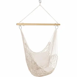 IDMarket Fauteuil suspendu macramé* Fauteuils De Jardin|Hamacs