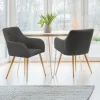 IDMarket Fauteuils scandinaves gris anthracite* Collection Agencement Magasin|Collection Scandinave