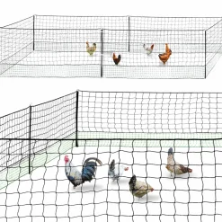 IDMarket Filet pour poulailler 12 m* Accessoires Poulailler|Volières Et Enclos