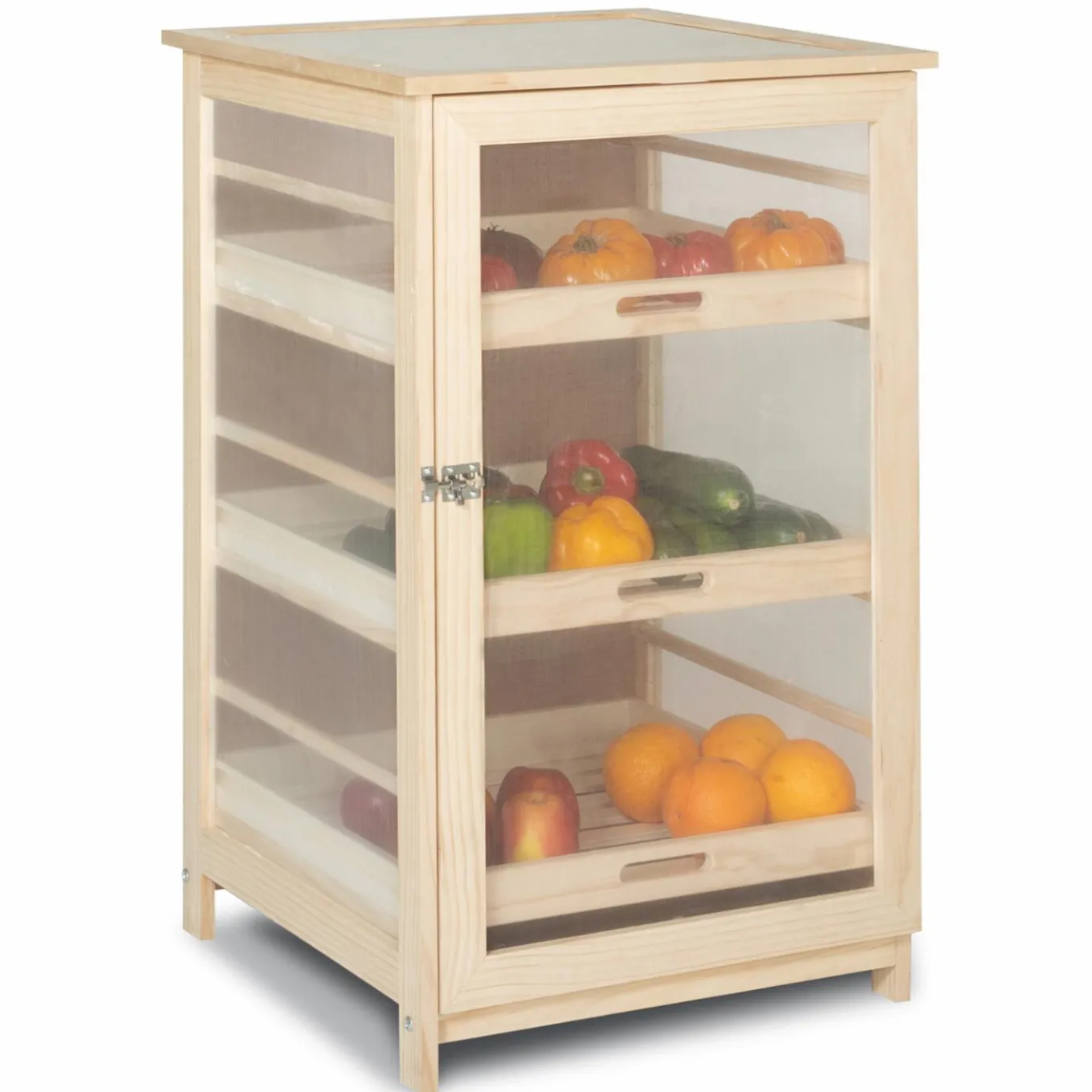 IDMarket Garde-manger bois pour fruits et légumes* Garde-Manger|Meubles Tiroirs