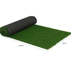 IDMarket Gazon artificiel 20 mm d’épaisseur 1x10 m pour jardin/balcon* Entretien Du Jardin Et Accessoires|Revêtement Sol Extérieur