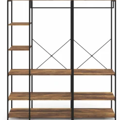 IDMarket Grand dressing modulable style industriel* Meubles Hauts|Meubles En Bois