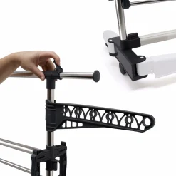 IDMarket Grand étendoir à linge 50m* Séchoirs À Linge