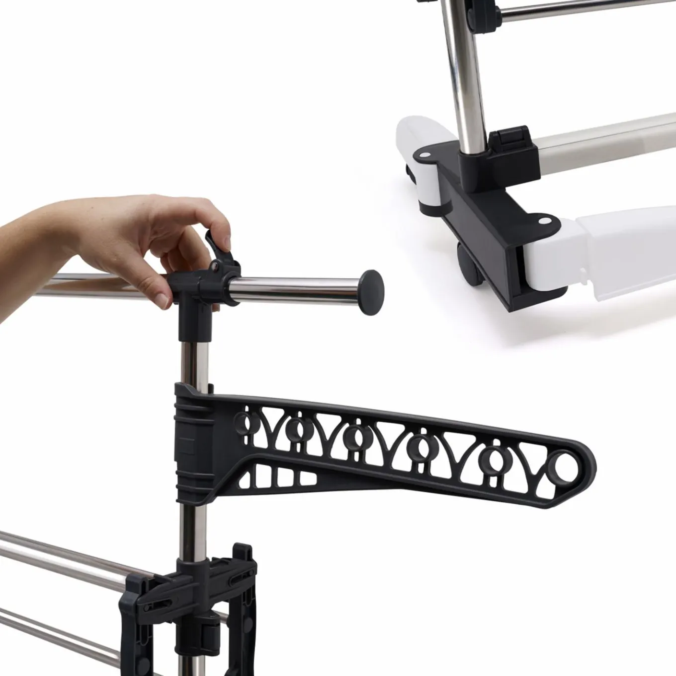 IDMarket Grand étendoir à linge 50m* Séchoirs À Linge