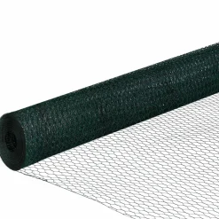 IDMarket Grillage à poule vert 1x25m clôture souple jardin animaux* Accessoires Animaux|Accessoires Poulailler
