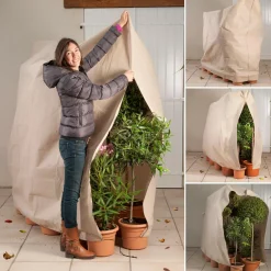 IDMarket Housse d’hivernage pour plantes 120x180 cm* Protection Du Jardin