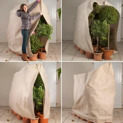 IDMarket Housse d’hivernage pour plantes 120x180 cm* Protection Du Jardin