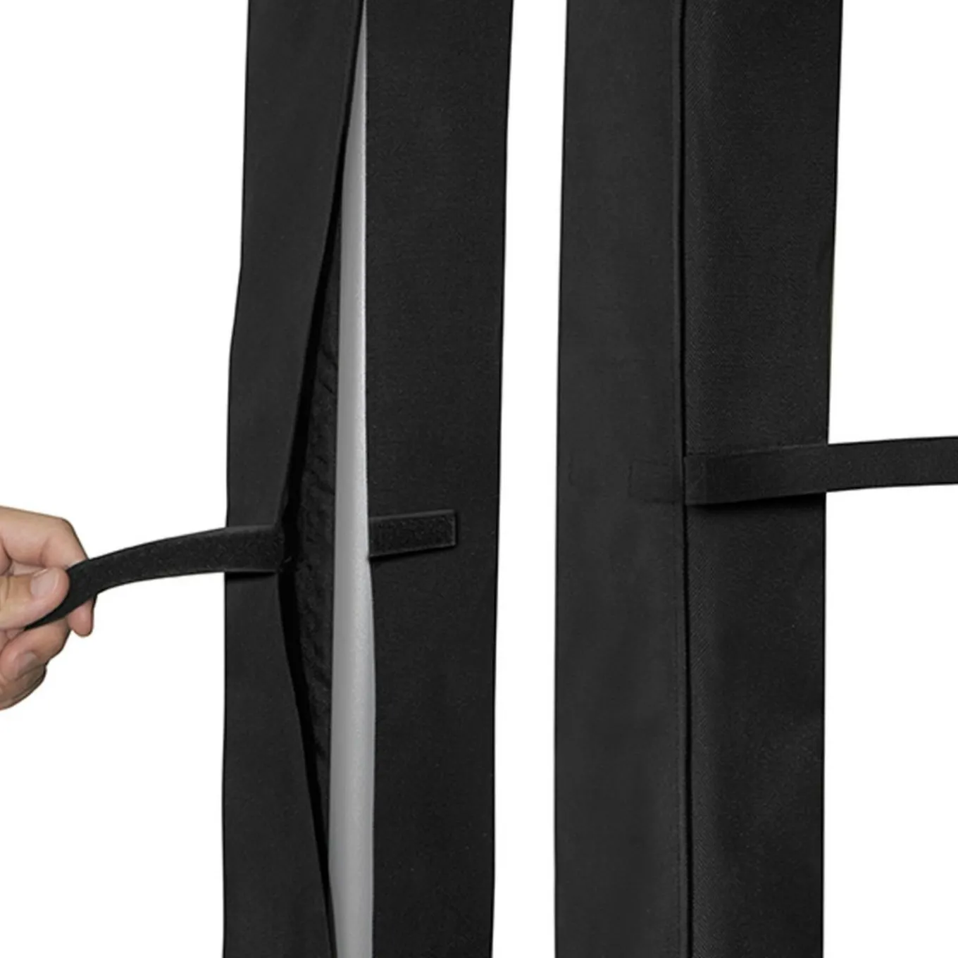 IDMarket Housse pour paravent rétractable hauteur 1 m 60 noir* Paravents Extérieurs