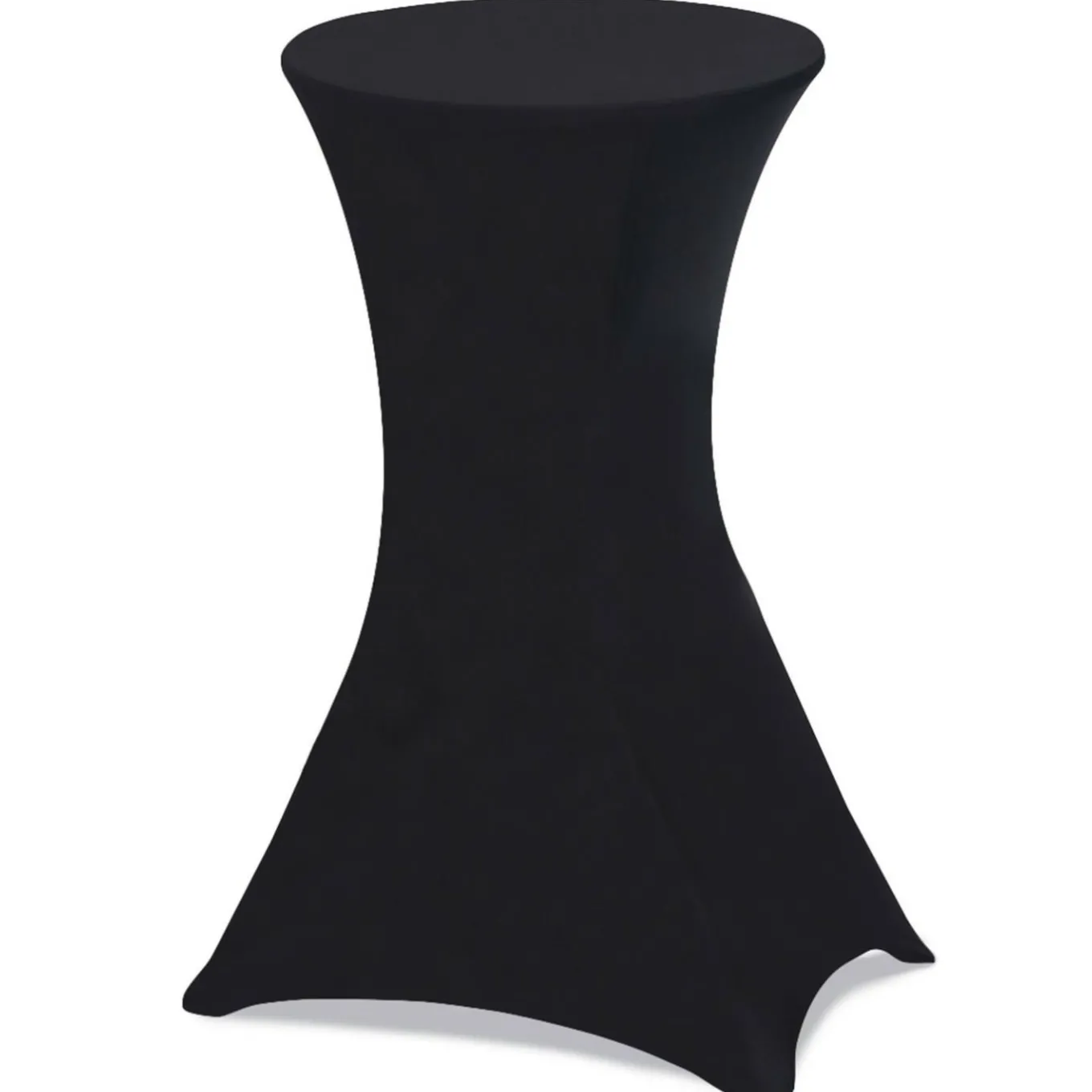 IDMarket Housses noires pour table haute de réception* Mobilier Pliant D'Appoint