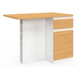 IDMarket Ilot central range bouteilles 4 personnes* Ilot Central