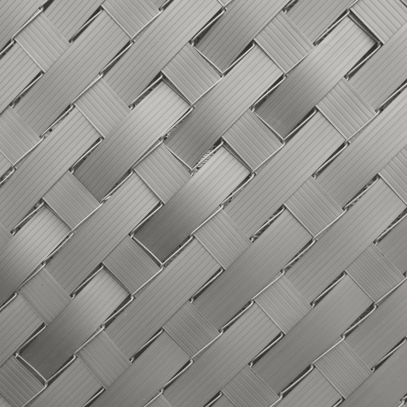 IDMarket Kit de lamelles d'occultation pour grillage rigide gris clair 60 m* Lamelles Occultantes