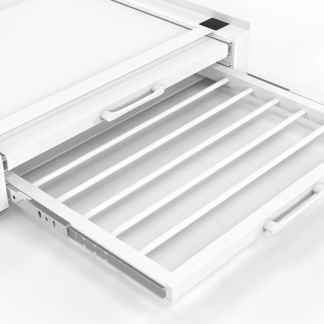 IDMarket Kit de superposition universel machine à laver et sèche linge avec séchoir* Rangement Et Accessoires|Séchoirs À Linge