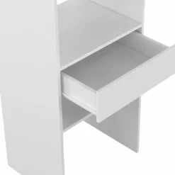 IDMarket Kit dressing blanc pour placard avec étagères, tiroir et double penderie* Dressings Et Portants Vêtements