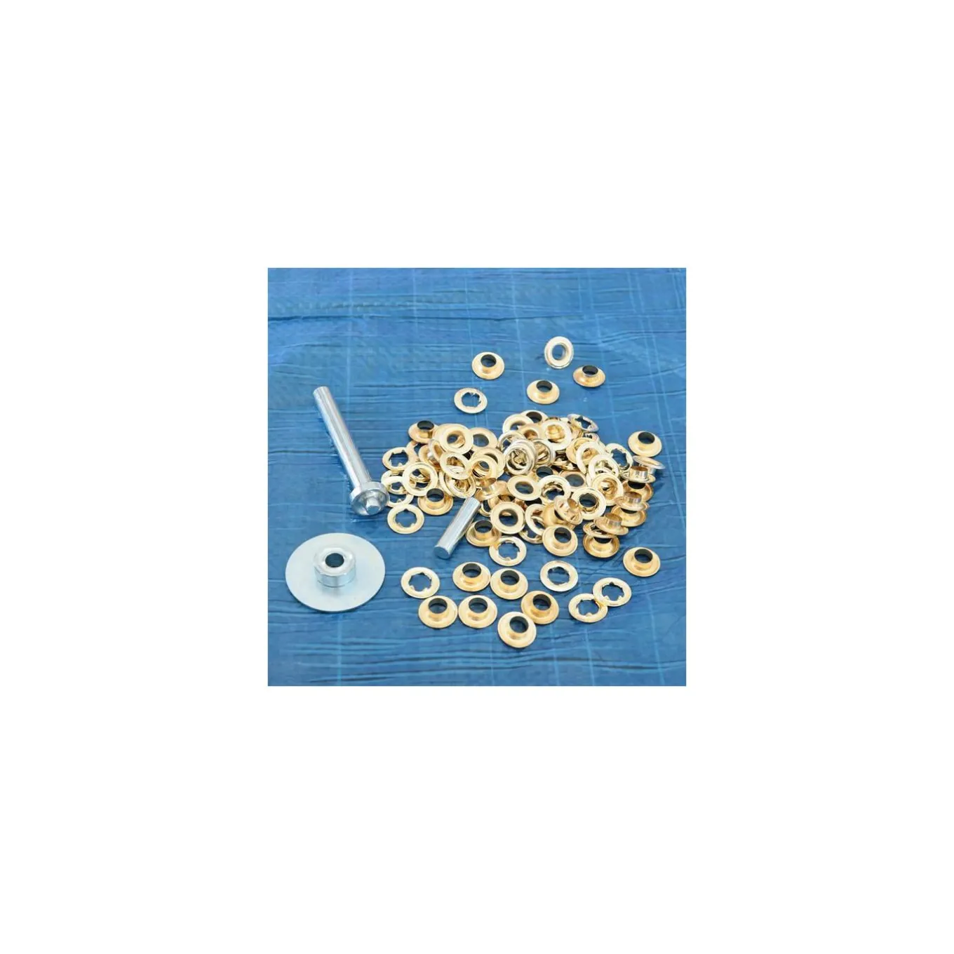 IDMarket Kit pose œillets avec matrice et emporte-pièces* Bâches Découpables Et Accessoires