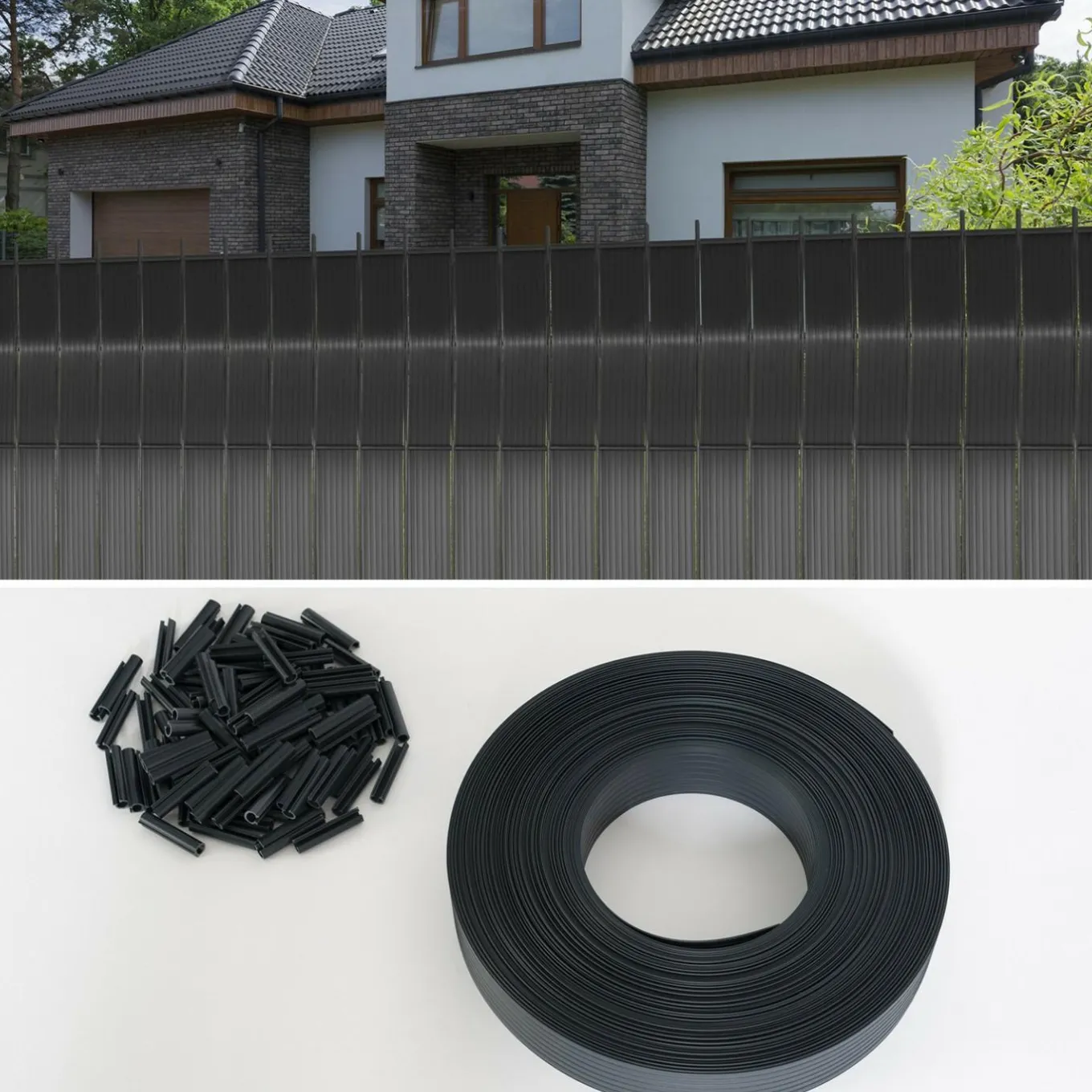 IDMarket Lamelles d’occultation pour grillage rigide* Lamelles Occultantes|Panneaux Occultants