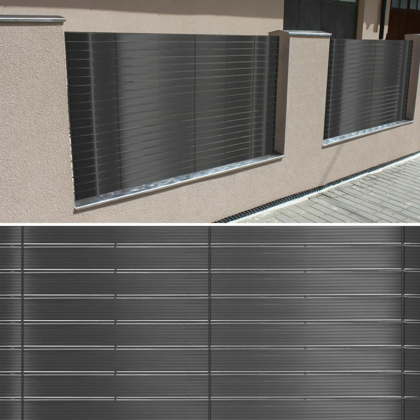 IDMarket Lamelles d’occultation pour grillage rigide* Lamelles Occultantes|Panneaux Occultants