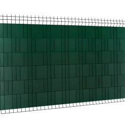 IDMarket Lamelles occultantes PVC vert 35m pour grillage rigide* Lamelles Occultantes