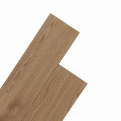 IDMarket Lames PVC adhésives bois chêne foncé* Produits D’Aménagement Intérieur|Décoration Et Accessoires