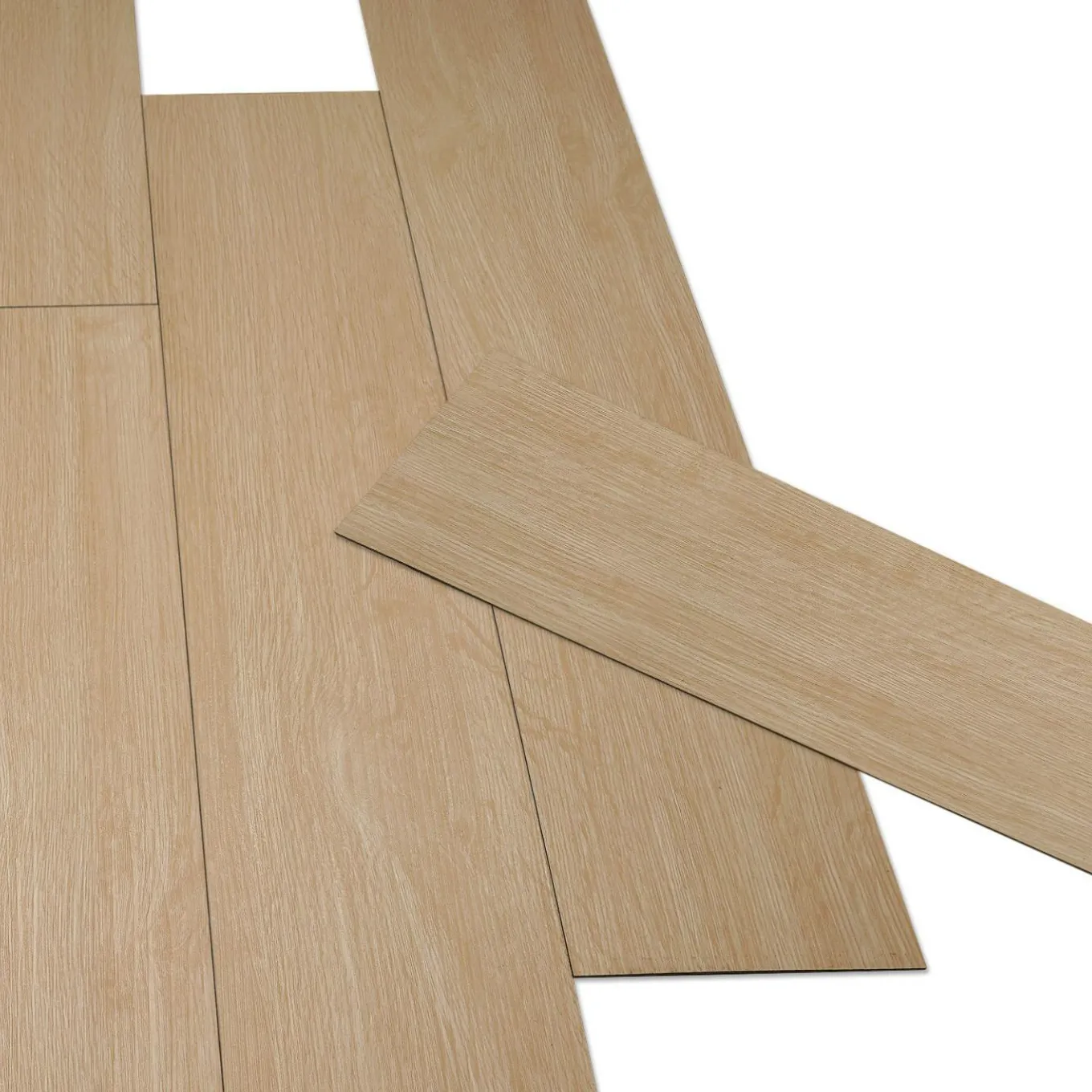 IDMarket Lames PVC adhésives bois chêne clair* Produits D’Aménagement Intérieur|Décoration Et Accessoires