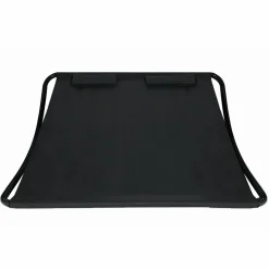 IDMarket Lit bain de soleil double en toile noire* Bains De Soleil