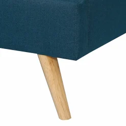 IDMarket Lit bleu canard scandinave 140x190 cm* Collection Scandinave|Chambre Complète Adulte