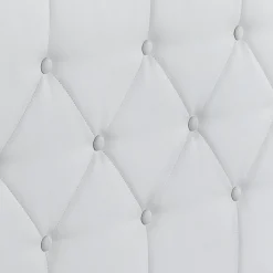 IDMarket Lit coffre blanc 140x190 cm* Collection Contemporaine|Chambre Complète Adulte