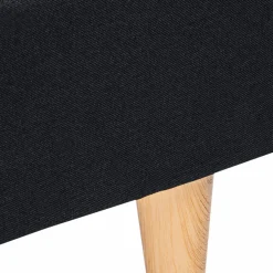 IDMarket Lit scandinave noir 2 places 140x190 cm* Collection Scandinave|Chambre Complète Adulte