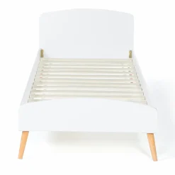 IDMarket Lit style scandinave 90x190 cm blanc* Meubles Blancs|Collection Scandinave