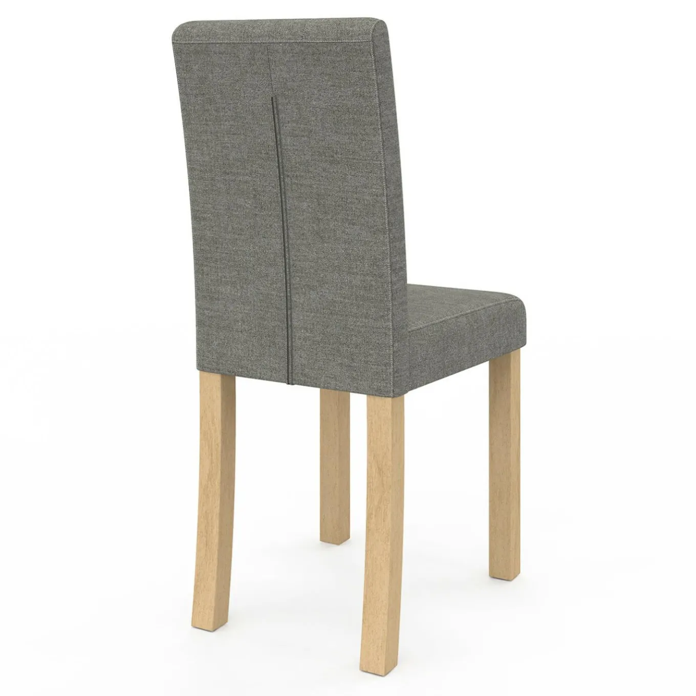 IDMarket Lot 4 chaises capitonnées gris chiné* Collection Scandinave|Salle À Manger Complète