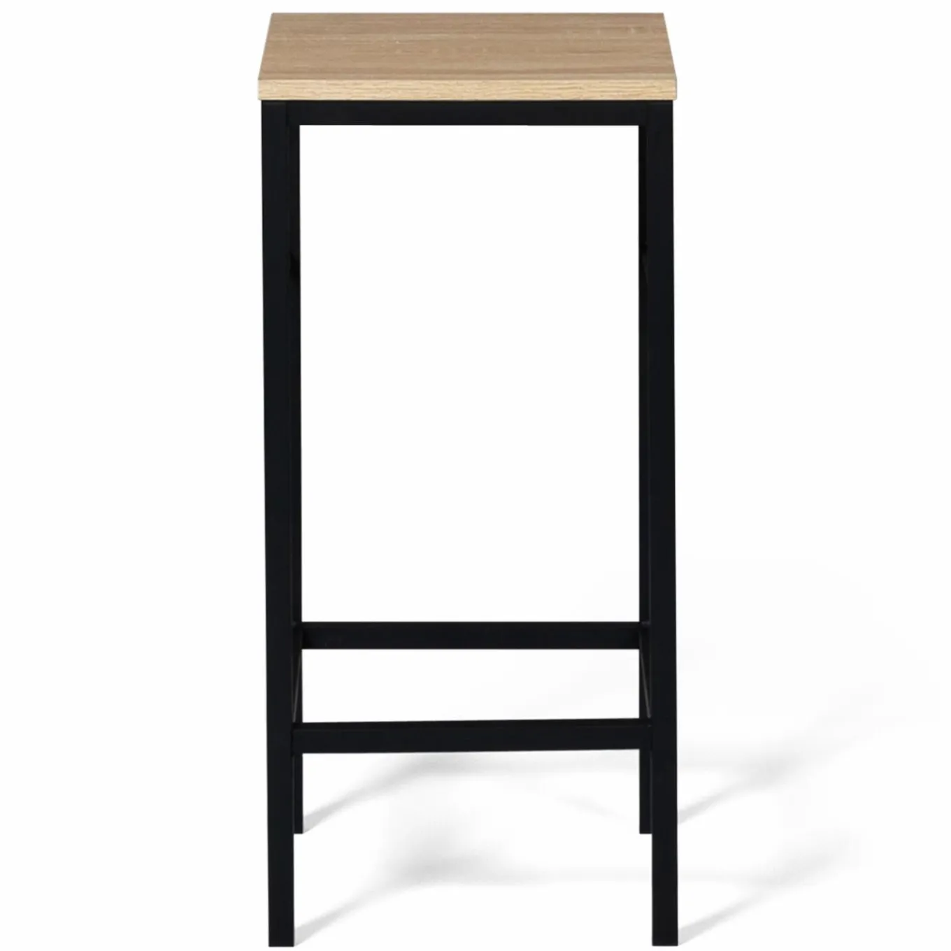 IDMarket Lot 2 tabourets de bar style industriel bois et métal* Collection Industrielle|Tabourets De Bar