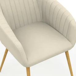 IDMarket Lot chaises et fauteuils de table avec pied effet bois* Collection Contemporaine|Chaises