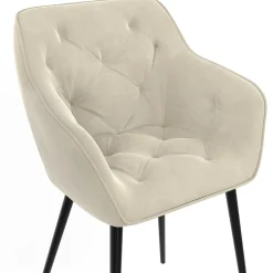 IDMarket Lot chaises et fauteuils de table beige* Collection Design|Collection Contemporaine