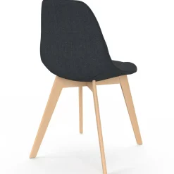 IDMarket Lot de 6 chaises scandinaves mix color gris foncé x2, terracotta x2, beige x2* Collection Scandinave|Chaises