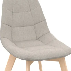 IDMarket Lot de 6 chaises scandinaves mix color gris foncé x2, terracotta x2, beige x2* Collection Scandinave|Chaises