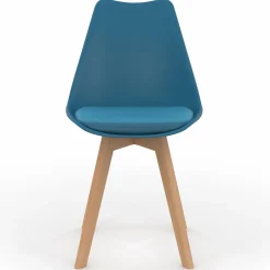 IDMarket Lot de 8 chaises scandinaves 4 couleurs* Collection Scandinave|Salle À Manger Complète