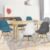 IDMarket Lot de 6 chaises style scandinave 4 couleurs* Collection Scandinave|Salle À Manger Complète
