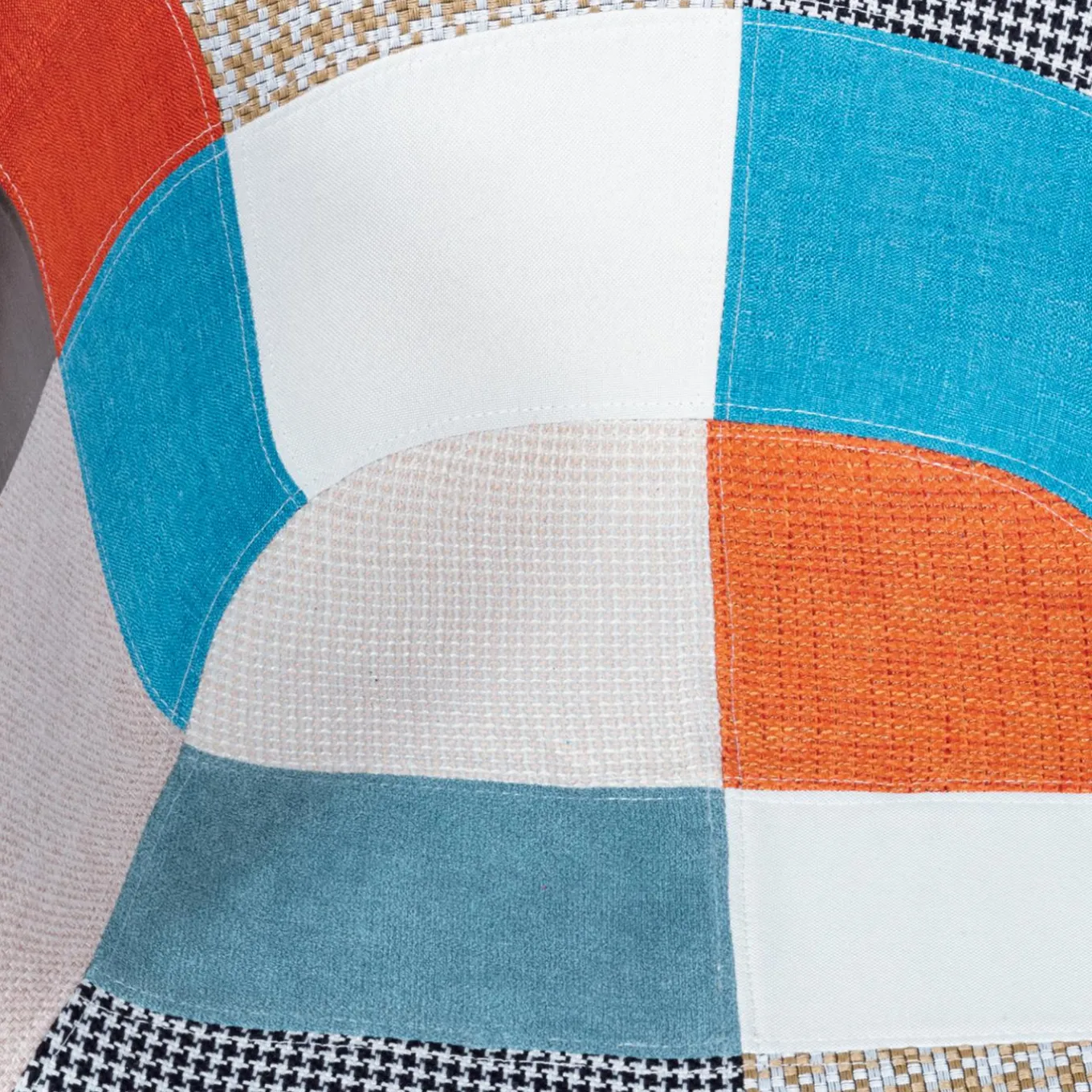 IDMarket Lot de 2 fauteuils scandinaves multicolores* Collection Agencement Magasin|Collection Scandinave