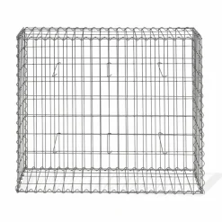 IDMarket Lot de 2 gabions pour pierre 100x30x80 cm en acier pour jardin* Bordures De Jardin