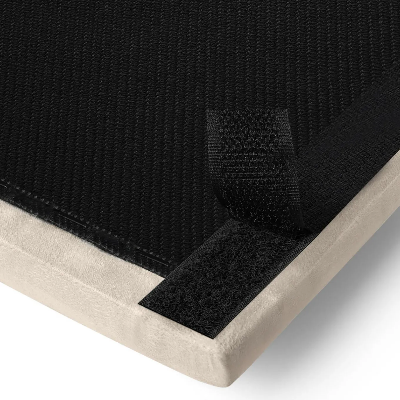 IDMarket Lot de 6 panneaux muraux pour tête de lit 180 cm en tissu effet suédé beige* Collection Moderne|Chambre Complète Adulte