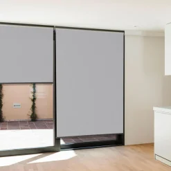 IDMarket Lot de 3 stores enrouleurs gris clair pour pergola* Accessoires Pergolas Et Tonnelles