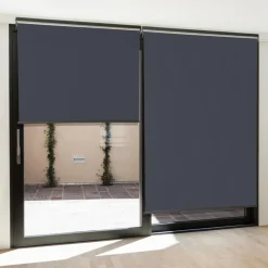 IDMarket Lot de 2 stores enrouleurs gris pour pergola* Accessoires Pergolas Et Tonnelles