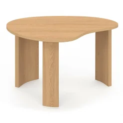 IDMarket Lot de 2 tables basses gigognes 70/50 bois façon hêtre* Tables Basses|Salon Complet