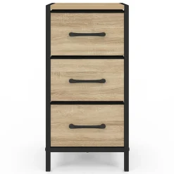 IDMarket Lot de 2 tables de chevet 3 tiroirs* Meubles Tiroirs|Meubles Bas