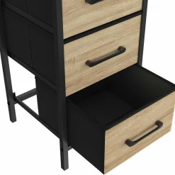 IDMarket Lot de 2 tables de chevet 3 tiroirs* Meubles Tiroirs|Meubles Bas