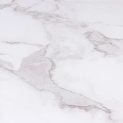 IDMarket Lot de 3 tables gigognes rondes effet marbre et bois noir 35/40/45 cm* Collection Moderne|Petits Meubles